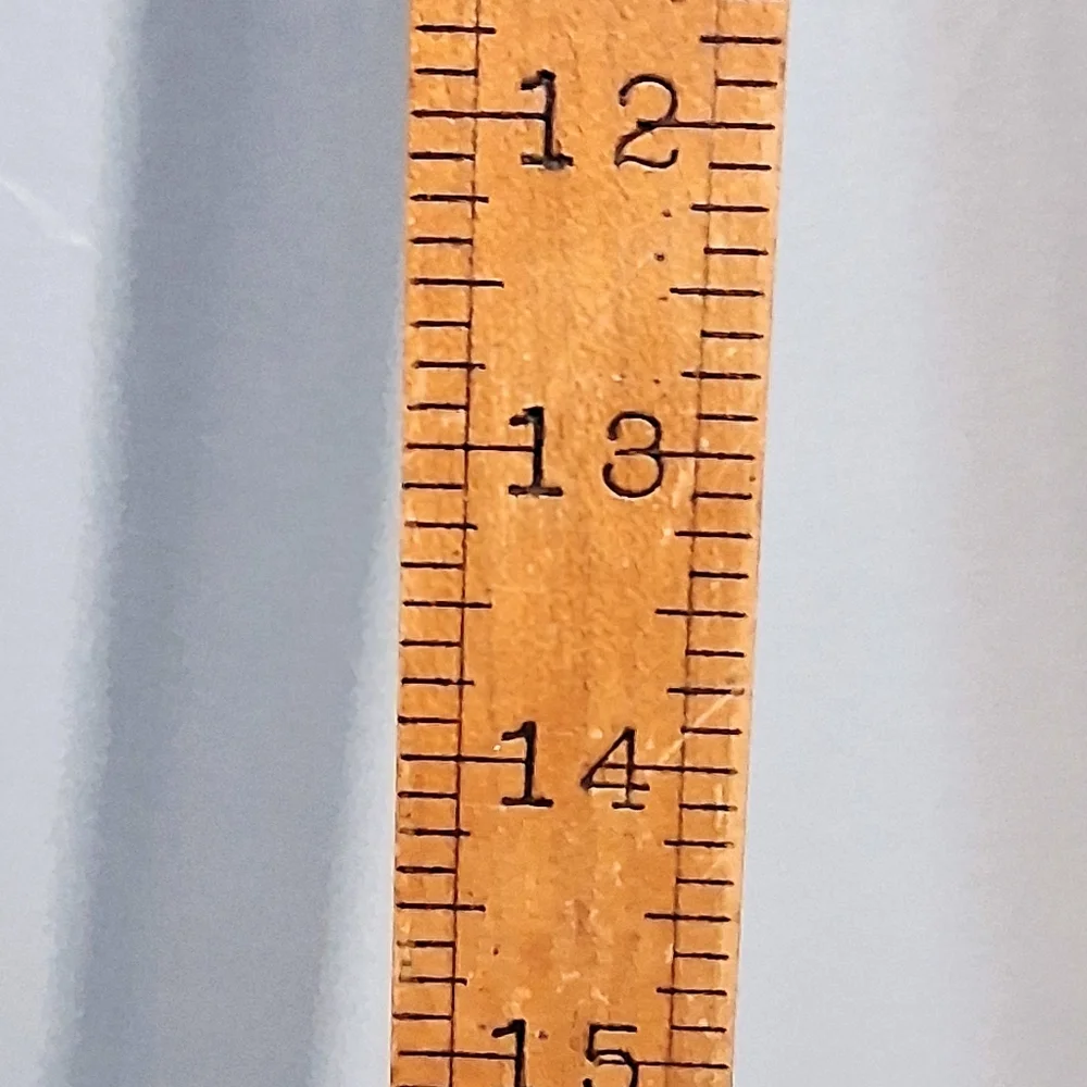 Stanley 34v 1940's Era Vintage Rare Collectible Maple 24" Vertical Ruler - Picture 9 of 12